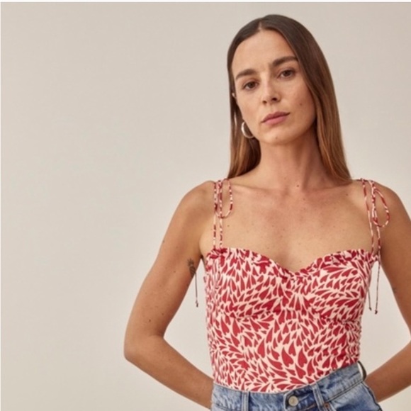 NWT Reformation Novena Top Love 4 - Picture 1 of 3